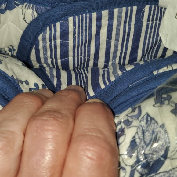 Shabby Chic Blue Roses French Country Cottage Oversized King Bedspread - Picture 6 of 8